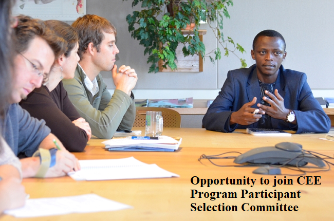Opportunity to join CEE Program Participant Selection Committee
